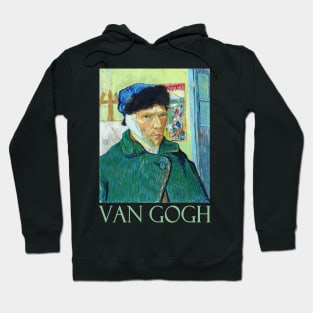 Self-Portrait with Bandaged Ear by Vincent Van Gogh Hoodie
